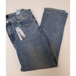 Banana Republic Petite High-Rise Medium Wash Slim Jean